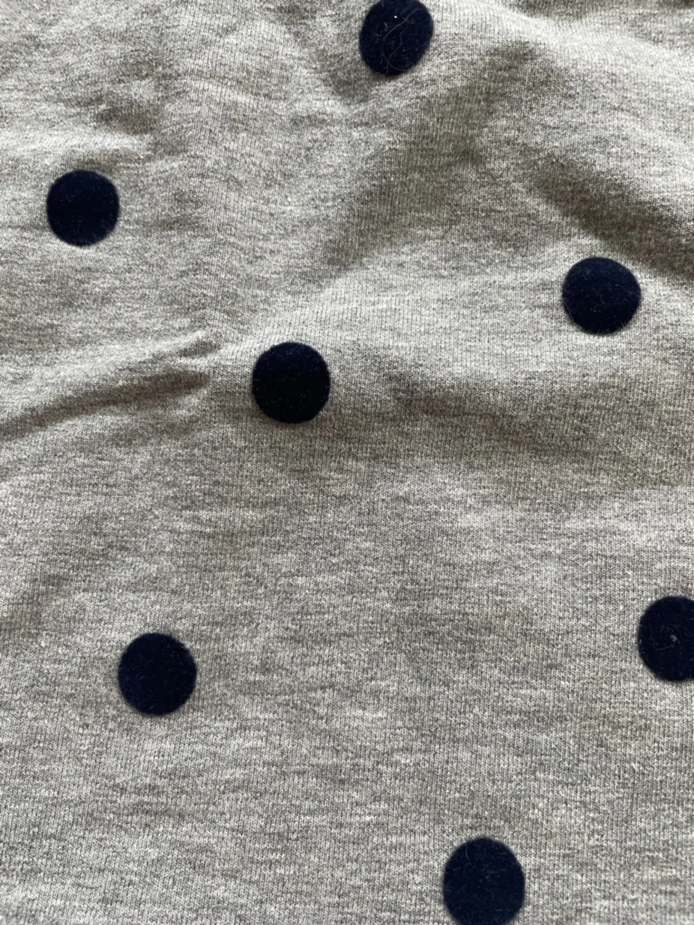 Jacadi new Gray Polka Dot Baby Dress with White Peter Pan Collar baby girl 6M - Picture 3 of 6